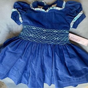 Blue baby girl dress